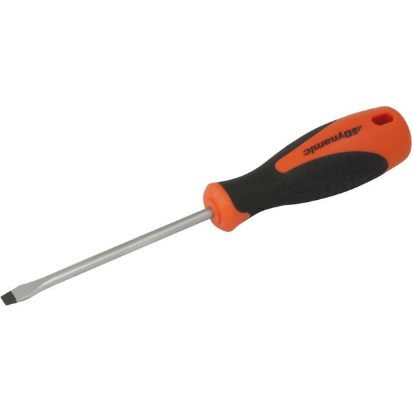 Dynamic Tools 3/16" Slotted Screwdriver, Comfort Grip Handle D062003